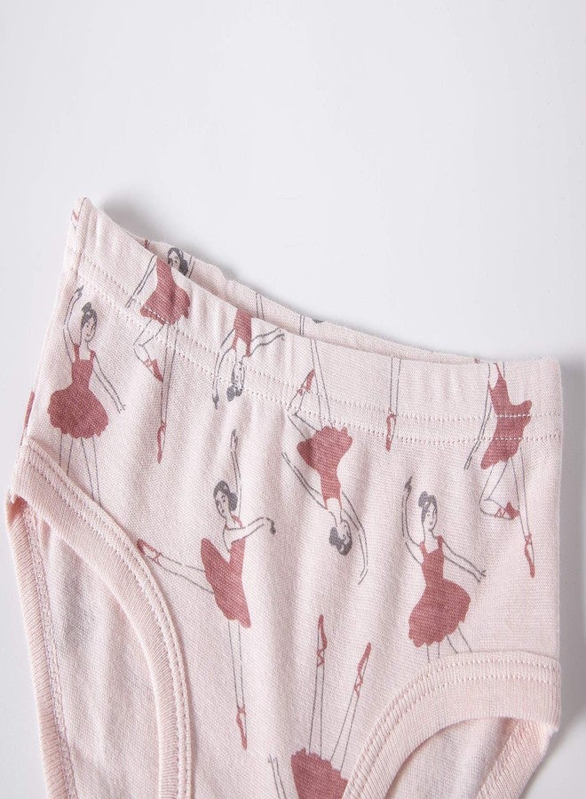 Winging Day Big Girls Soft Cotton Briefs Assorted of Prints Underwear Size 10 (6-Pack) - Image 4